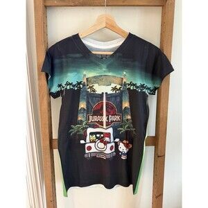 Universal Studios Hollywood Hello Kitty Jurassic Park Ladies Top Small 2025